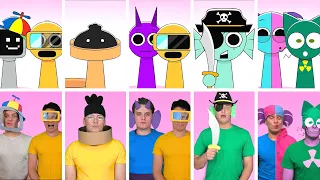 Sprunki 4 Phase 4 OC YOUNG FUN BOT AND YOUNG COMPUTER Incredibox in Real life #sprunki #incredibox