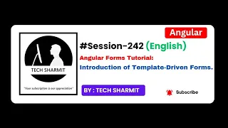 Template Driven Form Introduction Angular tutorial in English Session-242