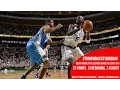 Kevin Garnett Highlights vs Nuggets 23 points 13 rebounds 7 assists