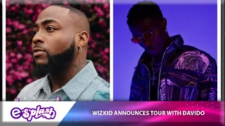 davido reacts as wizkid announces joint tour see video 