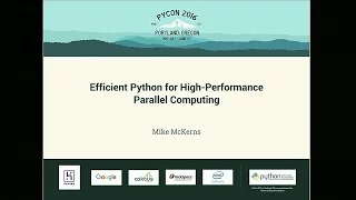 Mike McKerns - Efficient Python for High-Performance Parallel Computing