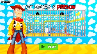 TOY STORY 5 PRISON RUN! SCARY OBBY roblox Gameplay Walkthrough No Death 4K