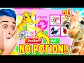 Trading My NO POTION Mega Neon GIRAFFE In Adopt Me Roblox Roblox Adopt Me Trading In RICH SERVER