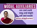 Lagu [TAMIL] Modal Auxiliaries - Part 1| can, could; may, might; will, would
