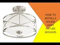 HOW TO INSTALL A CEILING LIGHT FIXTURE KICHLER