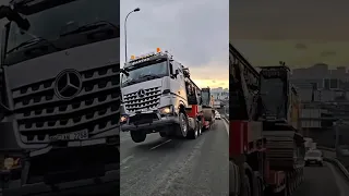 هذه الشاحنة لاتعرف التوقف اكتروس الاقوى شاحنات تريلات حمولة ثقيلة Truck 