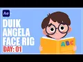 Duik Angela - DAY 01 Face Rig with Controller After Effects Tutorials