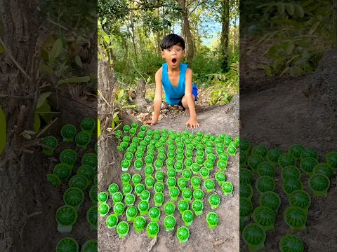 Survival Skills SMART idea and USEFUL candy make jingha fish #bushcraft #camping #outdoors