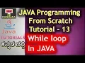 While loop in Java in kannada Java Programming in Kannada 13