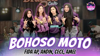 Download Fida AP X Cece Ayu X Andin Mayora X Amel Amelia - Bohoso Moto (Official Music Video) | Live Version MP3