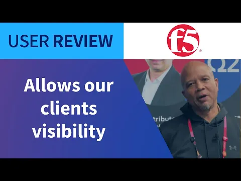Thumbnail for BIG IP DNS Review | Anthony Bowie with the Internal Revenue Service Gives Pros and Cons