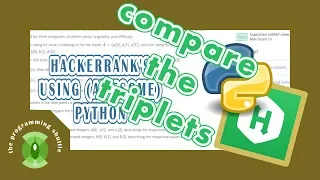 hackerrank s Compare the Triplets explanations using python