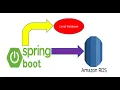 SpringBoot With Amazon RDS - Complete curd operation with Amazon RDS database
