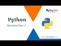 Python Operators 1 Hindi Operators in Python Hindi Python Operators in Hindi Python in Hindi