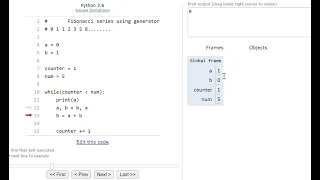 Print Fibonacci Series in Python Campus Placement Interview Question