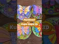 Membuat kupu” 3 dimensi #kupukupu #3dimensi #kerajinan #mewarnai #hiasankelas