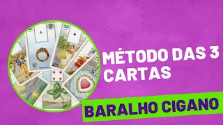 Método das 3 cartas - Baralho Cigano