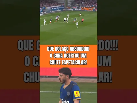 SENSACIONAL! OLHA O GOLAÇO ABSURDO QUE ESSE CARA FEZ NA ALEMANHA!