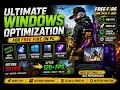FREE FIRE PC Optimization Boost FPS Fix Lag Emulator Crash Best Windows Settings 2026