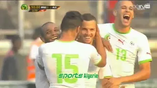جميع اهداف المنتخب الجزائري تصفيات امم افريقيا 2015 