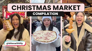 Christmas Markets in Germany & France 🎄🎅 | Biteswithlily TikTok Compilation