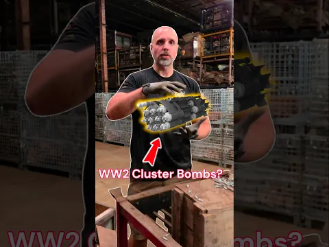 Unboxing WW2 Cluster Bomb Tech? 80 Year Old M12 Adapter For 100Lb Bombs #army #military #surplus