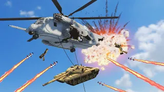 Download Realistic Helicopter Shootdowns \u0026 Crashes with Ragdolls 4 😱 Teardown MP3