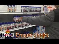 WALMART SHOPPING ENSURE DRINKS PLUS FEW ITEMS