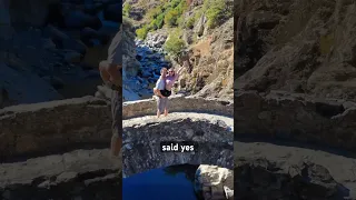 She said YES! 💍 If we can survive sailing the med together, we can survive anything #engagement