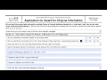 IRS Form 211 walkthrough Application for Award for Original Information