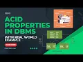 ACID Properties in DBMS Explained with Real-World Examples