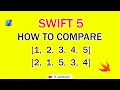 How to compare 2 arrays in Swift 5 it-guru kz