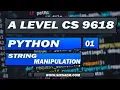 Python Basics Strings Manipulation -