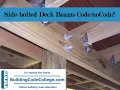 Side Mounted Deck Beams