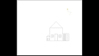 House in Turtle graphics Python
