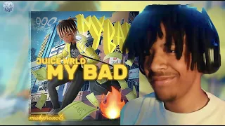 this was absolute peak juice wrld unreleased my bad reaction 