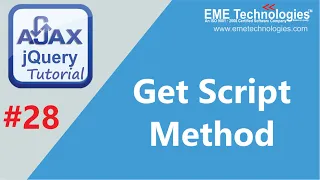 Ajax get script method with jQuery