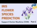Iris Flower Species Prediction - Part 2 Machine Learning SVM Classifier Python
