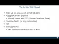 Development Environment Setup part1