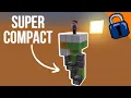 THE BEST 3x3 elevator for minecraft bedrock 1 21 tutorial