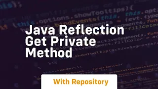 java reflection get private method
