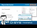 Q-SYS Training Control and UCI INTERMEDIATE - F1