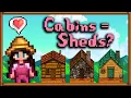Stardew Valley-Cabins sheds