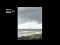 RAW Waterspout at Sunset Beach NC Saturday morning