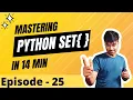 Mastering Python Sets A Comprehensive Guide for Beginners Tutorial In Hindi Episode - 25