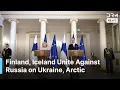 Download Lagu BREAKING NEWS: Finland, Iceland Presidents Hold Joint Presser on Ukraine, Trump Meeting | AC1G