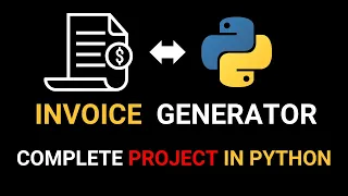 Python Invoice Generator Project for Beginners in HINDI Invoice Automation System