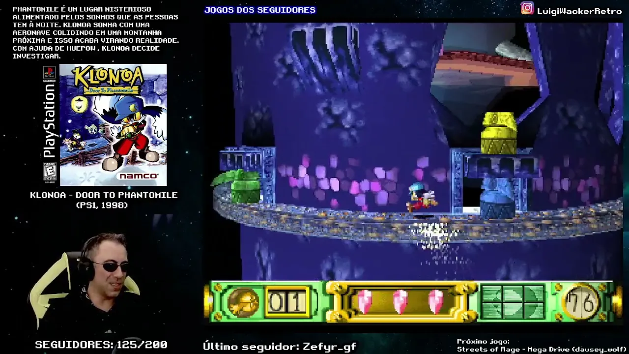 Klonoa: Door to Phantomile (PS1) - 3° Dia (Jogos dos Seguidores)
