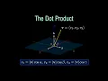 CALCULUS 3 The Dot Product Part 2 Direction Angles Scalar Components Vector Projections