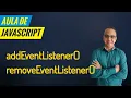 JavaScript - addEventListener and removeEventListener